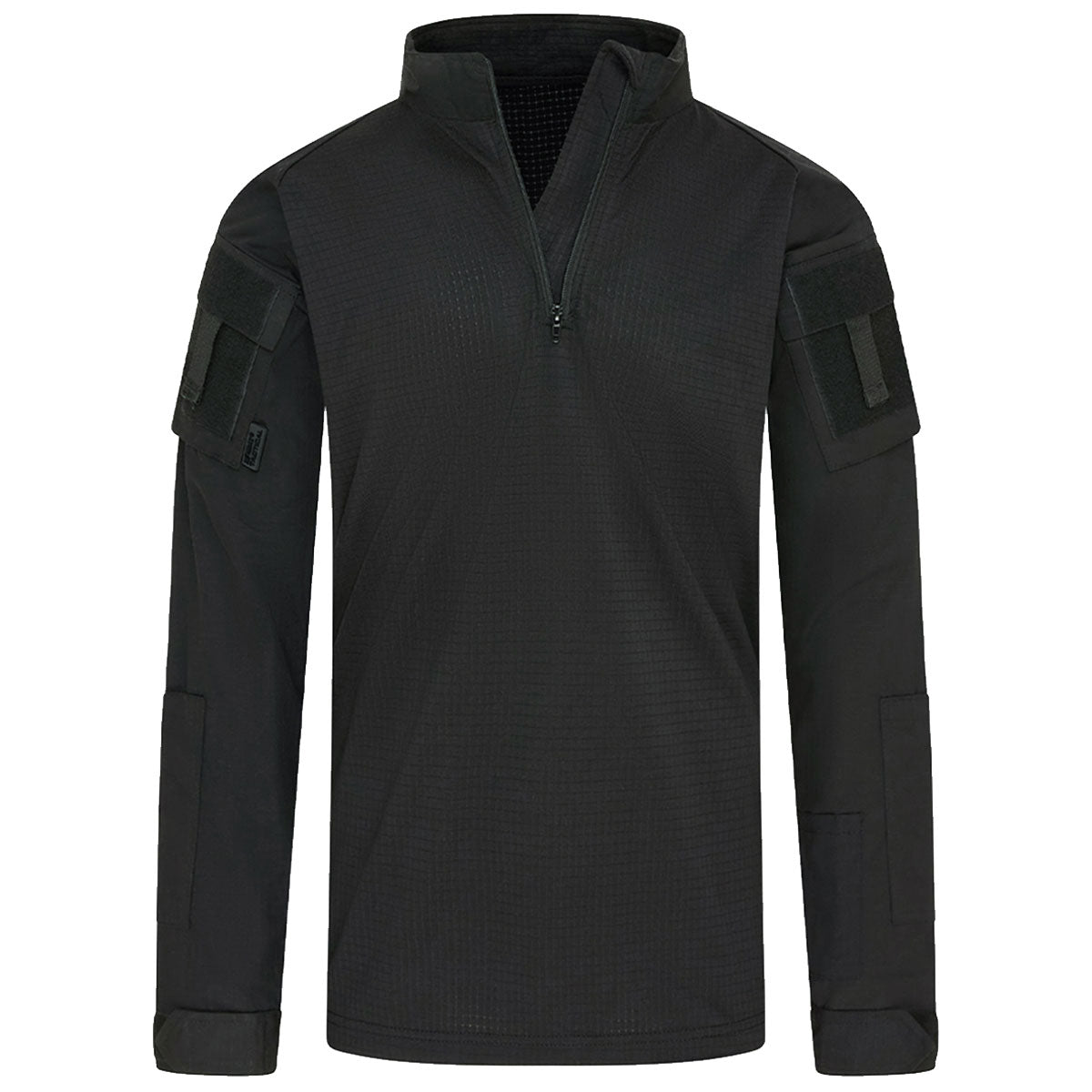 open quarter zip on kombat black ubacs shirt
