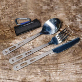 outdoors lifeventure titanium cutlery set