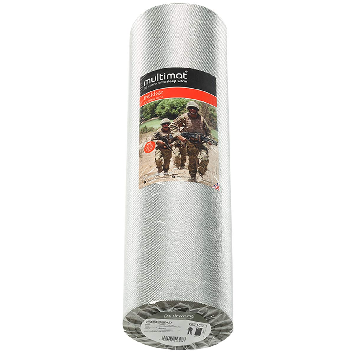 packaged multimat trekker thermal 10 xl camping mod foil roll mat