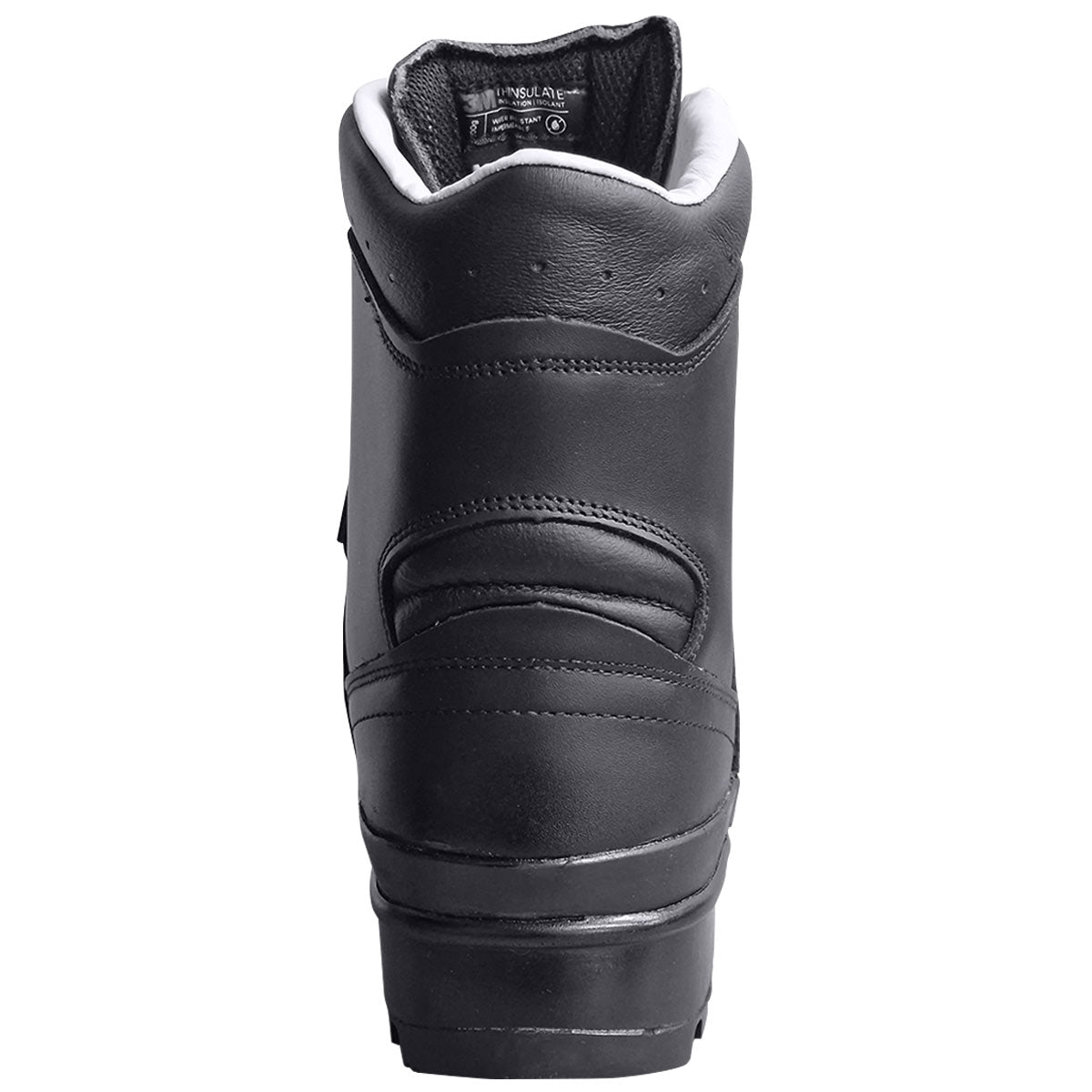 padded collar on mil tec german mountain black boots