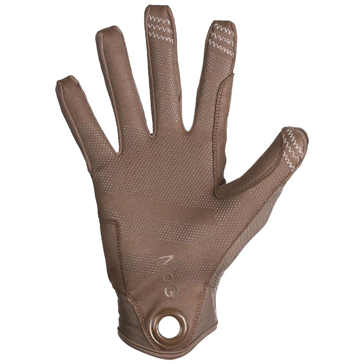 palm of mog target high abrasion tactical glove ergoshield coyote brown