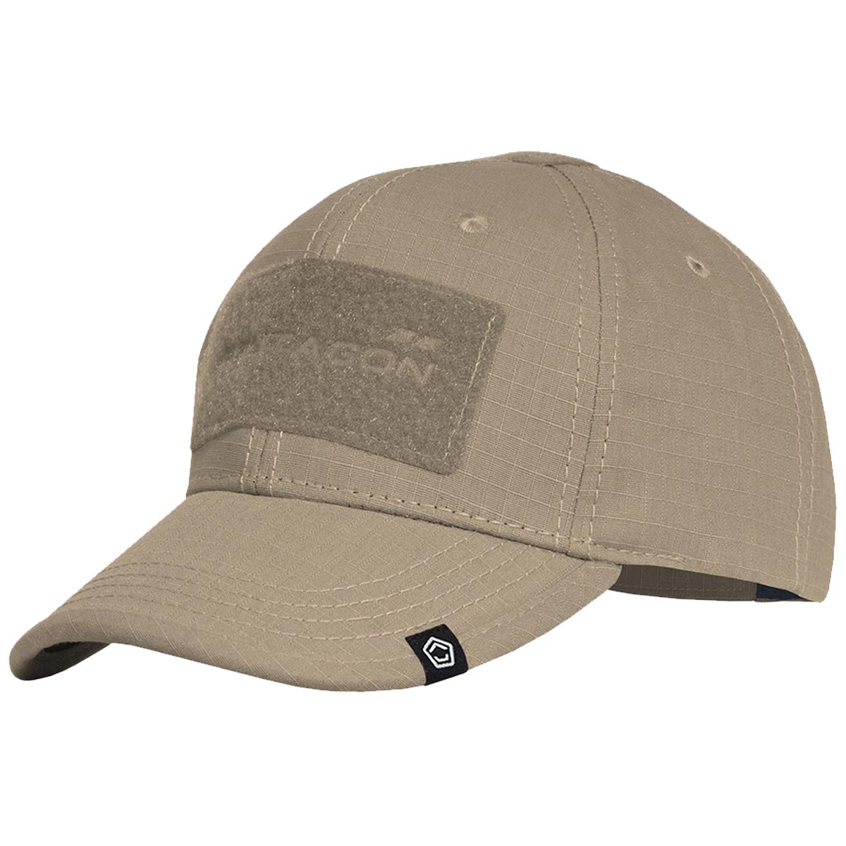 pentagon tactical 2 baseball ripstop cap khaki