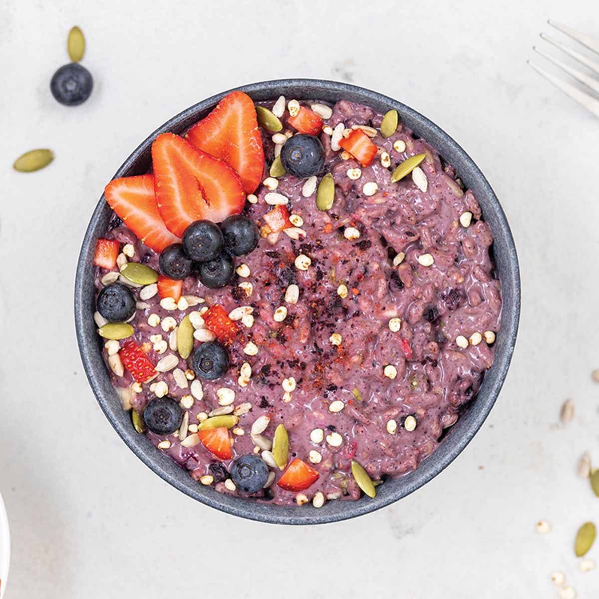 radix nutrition dehydrated meal mixed berry breakfast