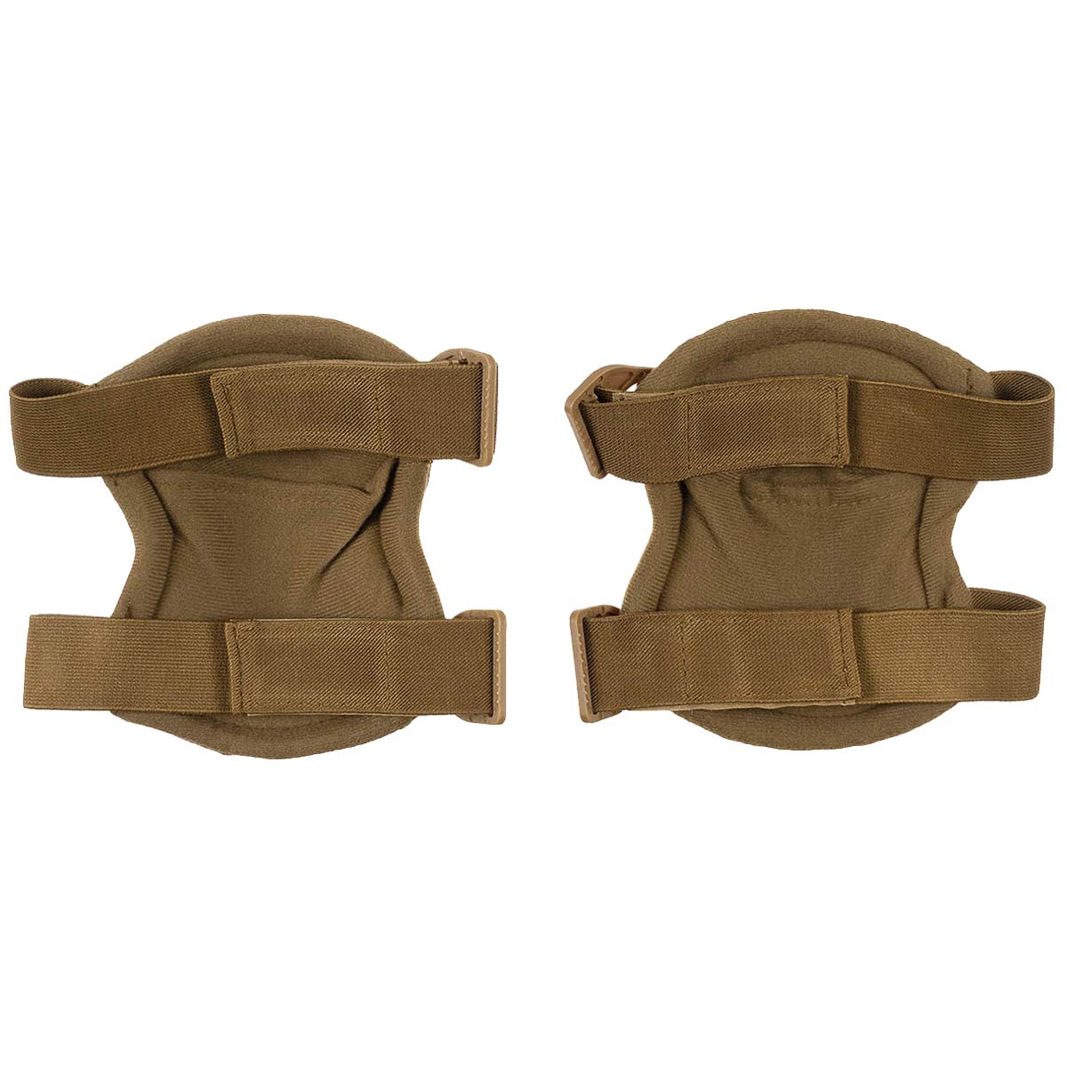 rear adjustable straps of coyote mfh defence knee pads
