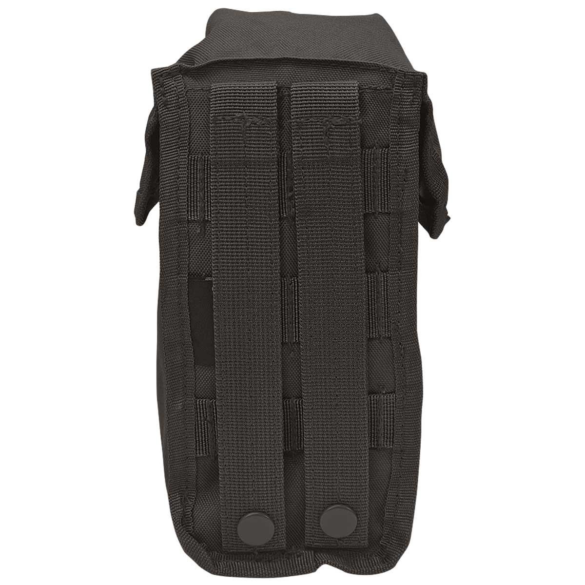 rear molle straps on mil tec small utility black pouch