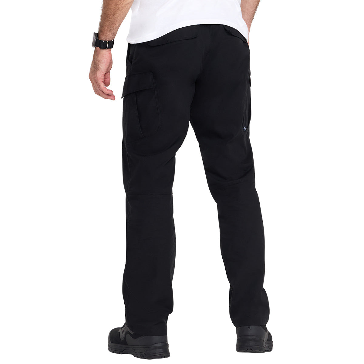rear of 5.11 stryke black trousers