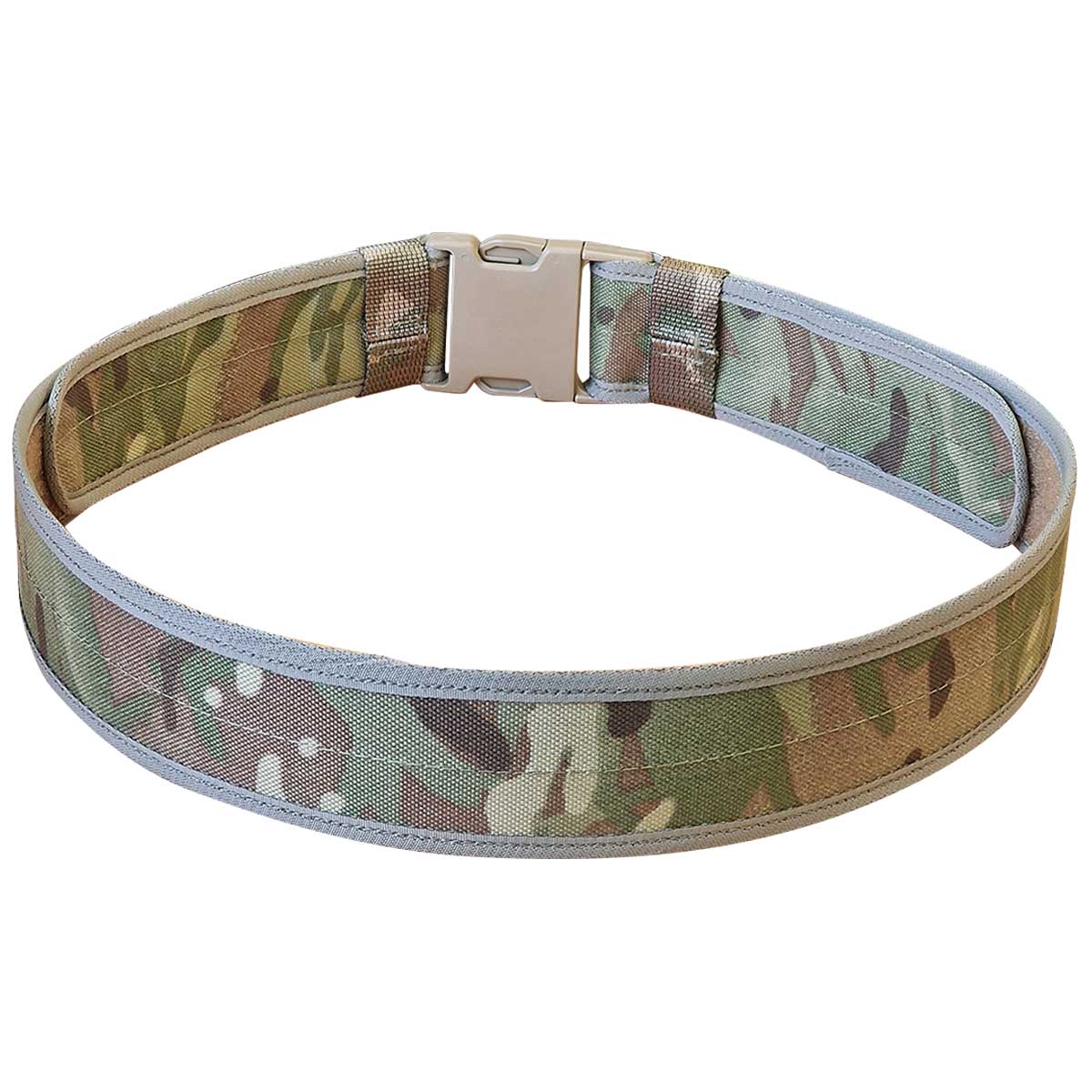 rear of buckle combat belt mtp camouflage