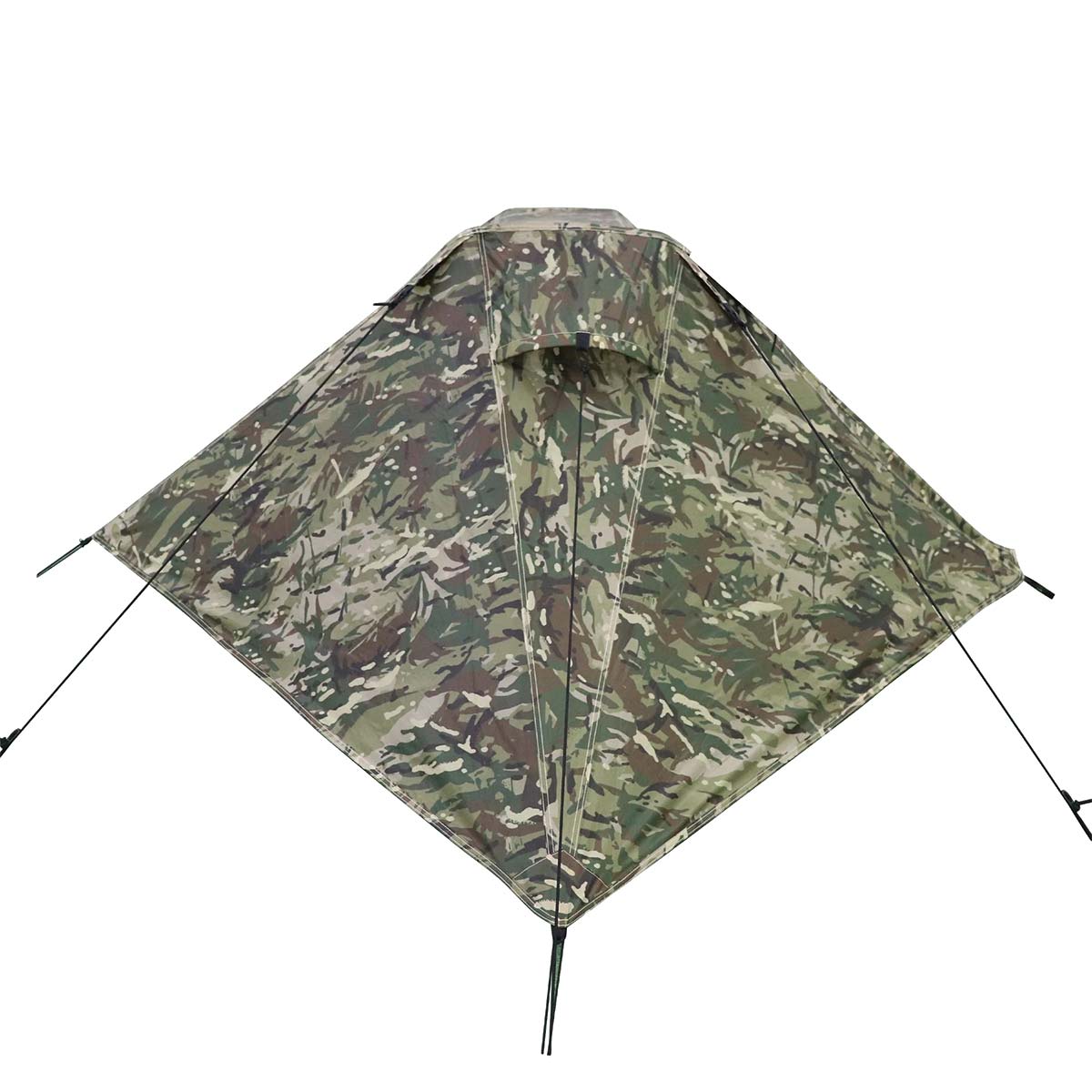 rear of highlander blackthorn hmtc camo 1 gen2 one person tent