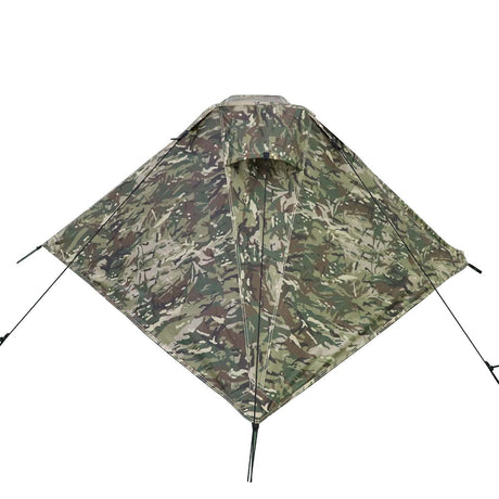 rear of highlander blackthorn hmtc camo 1 gen2 one person tent