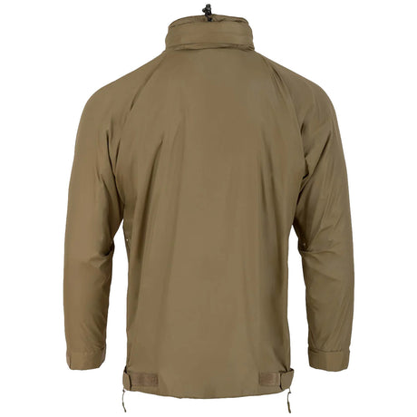 rear of highlander olive halo tactical smock jacket