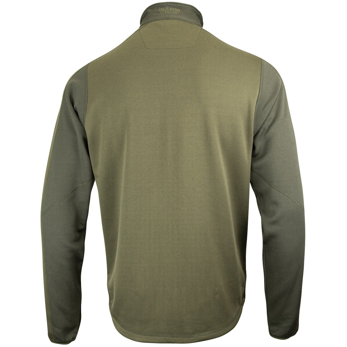 rear of jack pyke ashcombe technical fleece jacket warm lightweight