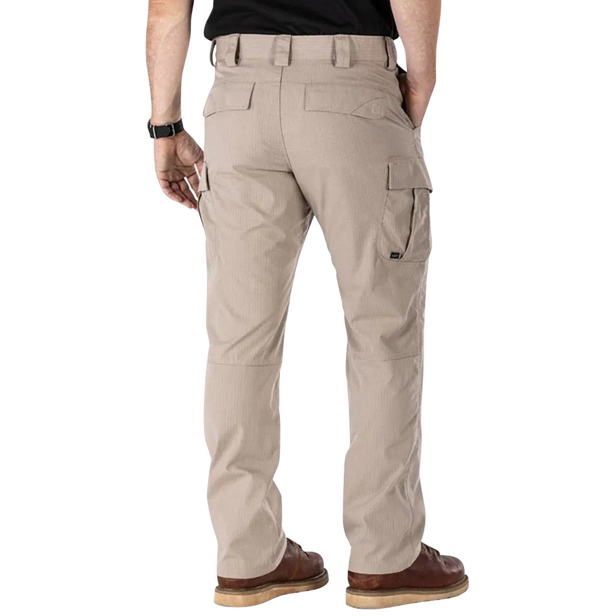 rear of khaki 5.11 tactical stryke pants