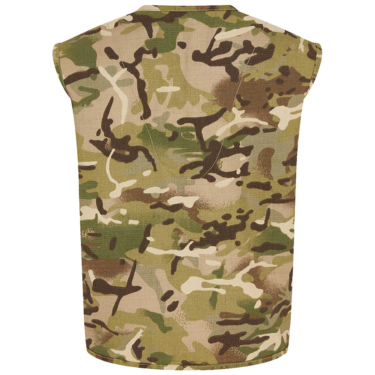 rear of kombat kids btp camo tactical vest