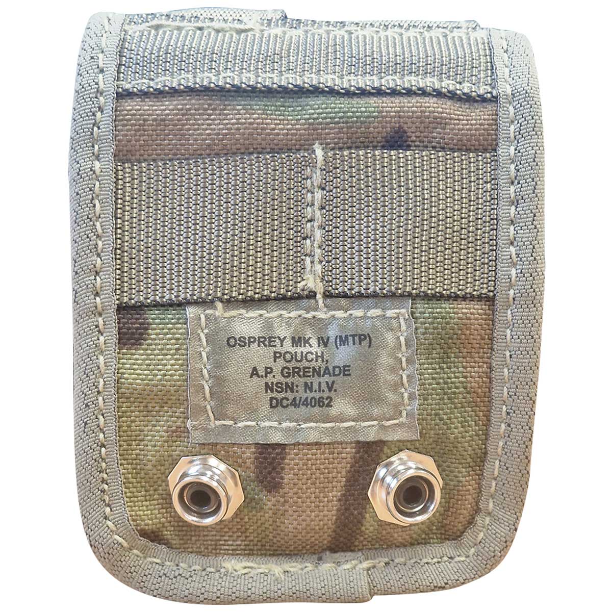 rear of used osprey mk iv ap grenade pouch mtp used