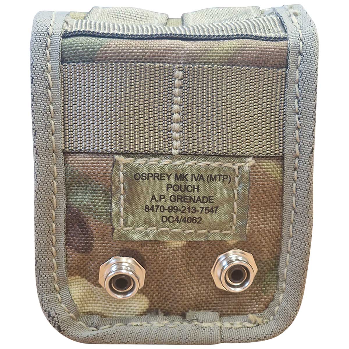 rear of used osprey mk iva ap grenade pouch mtp used