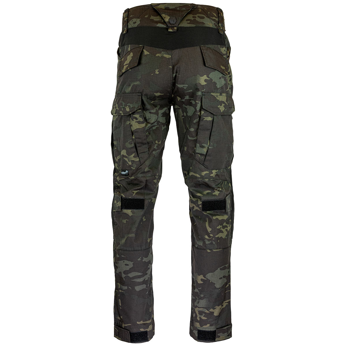 rear of viper elite vcam black trousers gen2