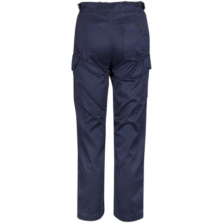 rear royal navy blue working trousers