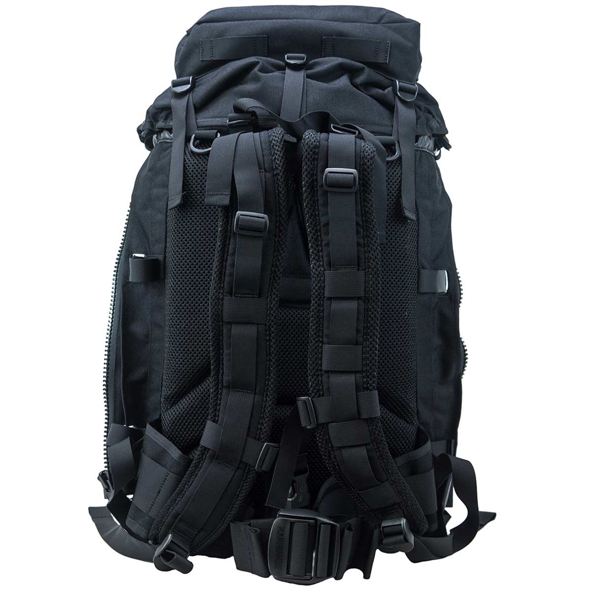 rear straps of karrimor sf black predator patrol 45 litre rucksack