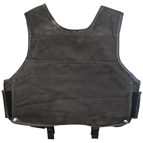 rear view meggitt overt stab vest bulletproof black body armour