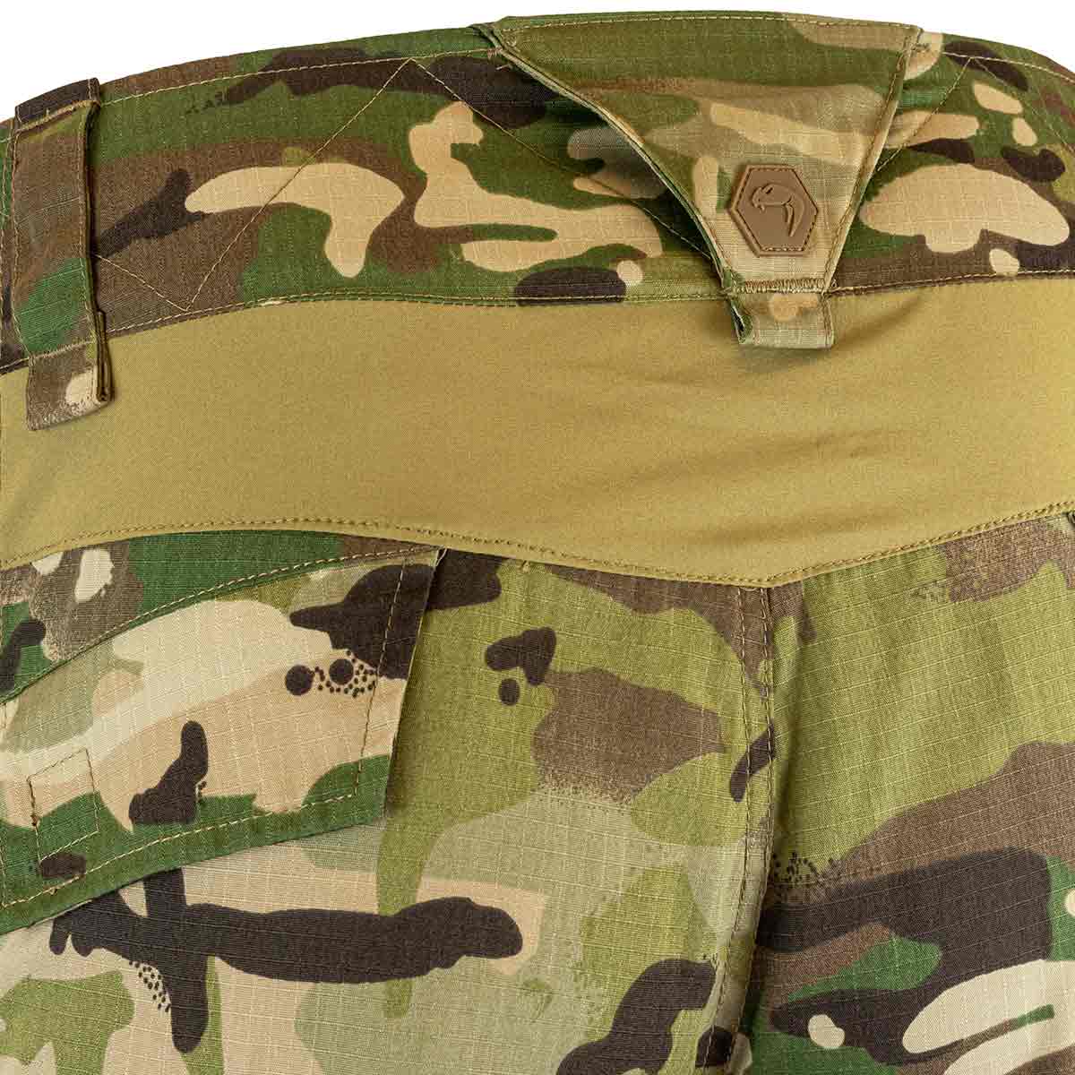 seat stretch panel on vcam camo viper elite gen2 trousers