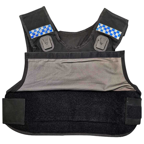 second chance overt stab bulletproof black vest waist adjustment