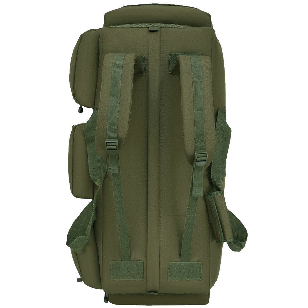 shoulder straps on olive green kombat 100 litre assault holdall