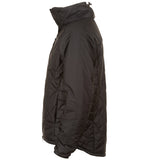 side angle of snugpak black sj3 insulated lightweight jacket