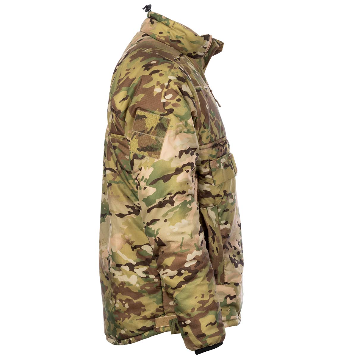 side angle of snugpak multicam tactical softie smock