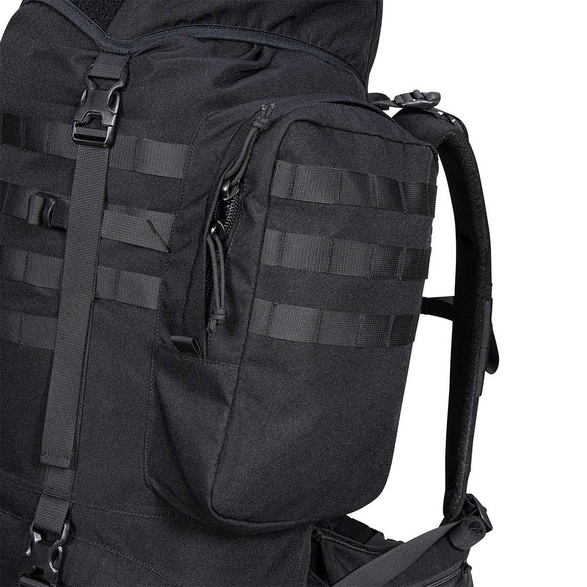 side pocket pouch highlander forces elite pack 66l black