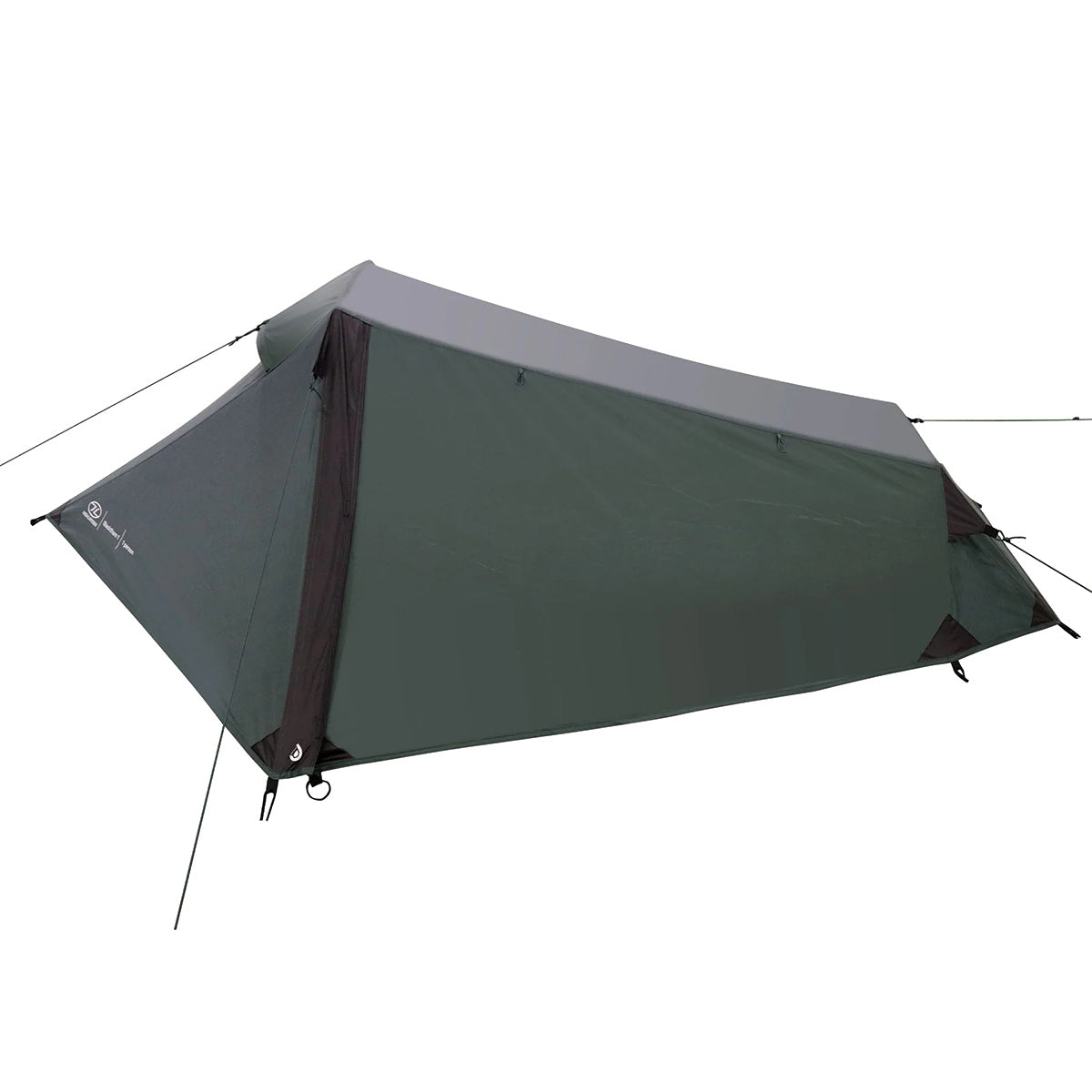 side view highlander scarab green blackthorn 1 gen2 one person tent