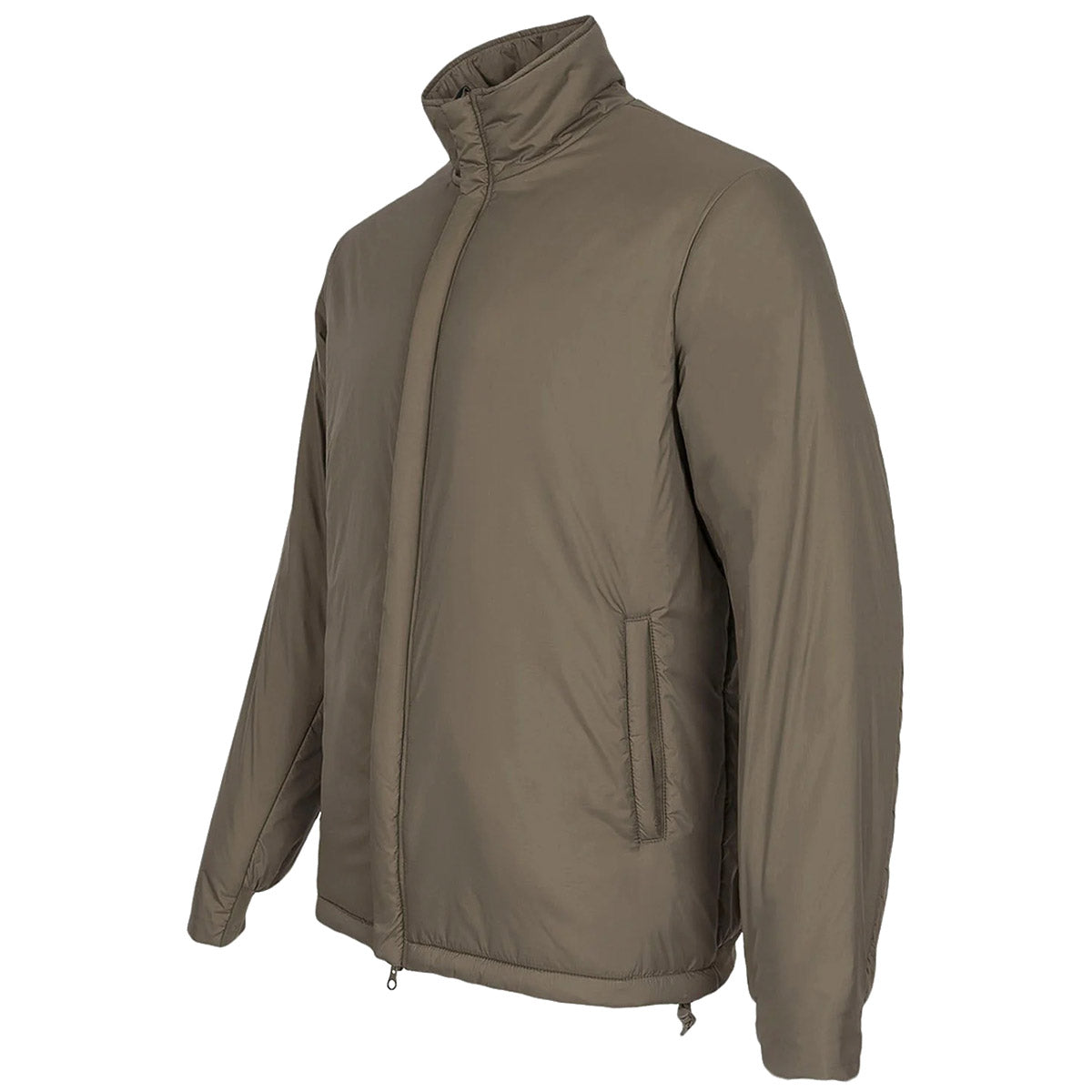 side view of highlander rayder tactical insulated ranger green jacket