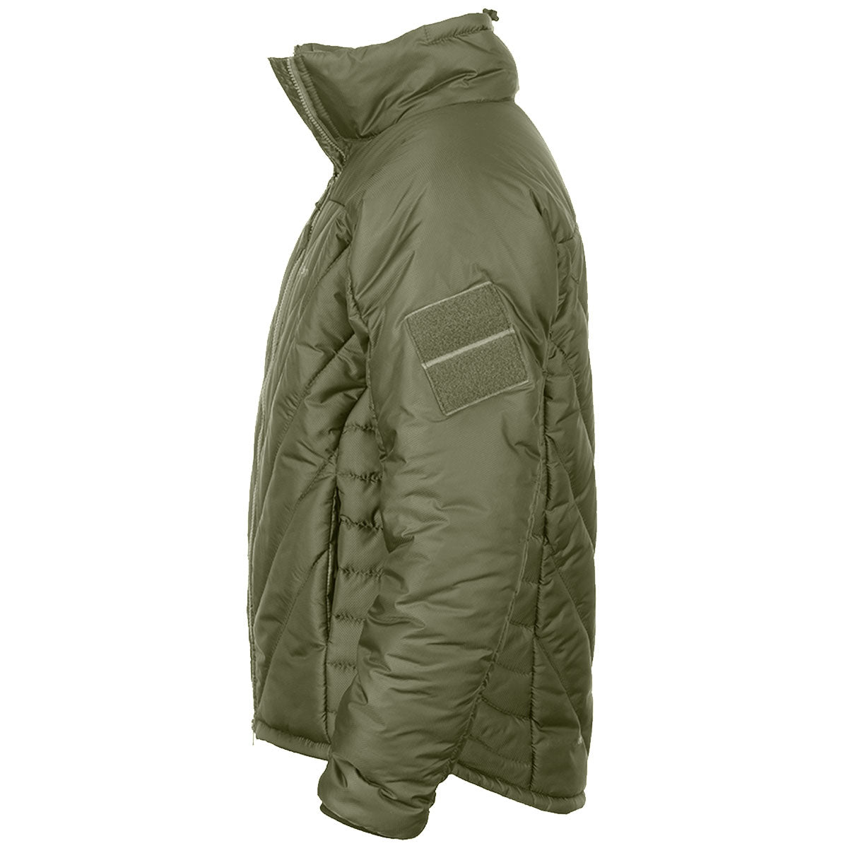 side view olive sj6 insulated snugpak olive jacket