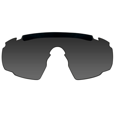 smoke grey lens of wiley x 306 saber advanced glasses