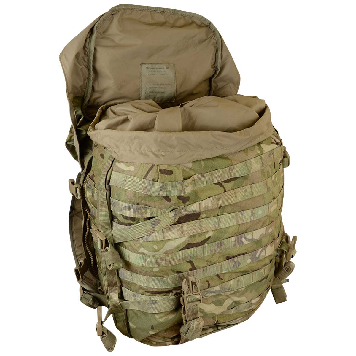 British Army Virtus MK3 Bergen 90L MTP Camo - Used