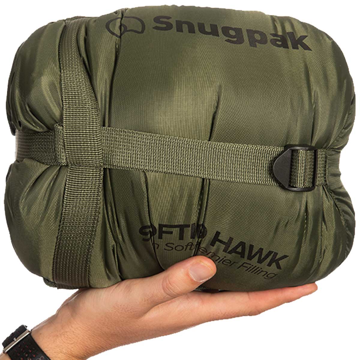 snugpak softie 9 hawk sleeping bag stuff sack olive