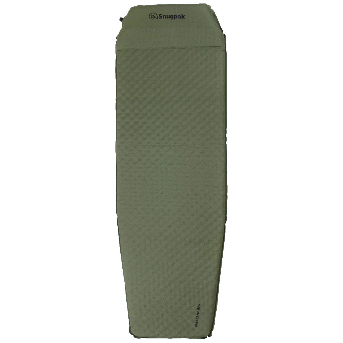 snugpak xl self inflating mat with built in pillow olive