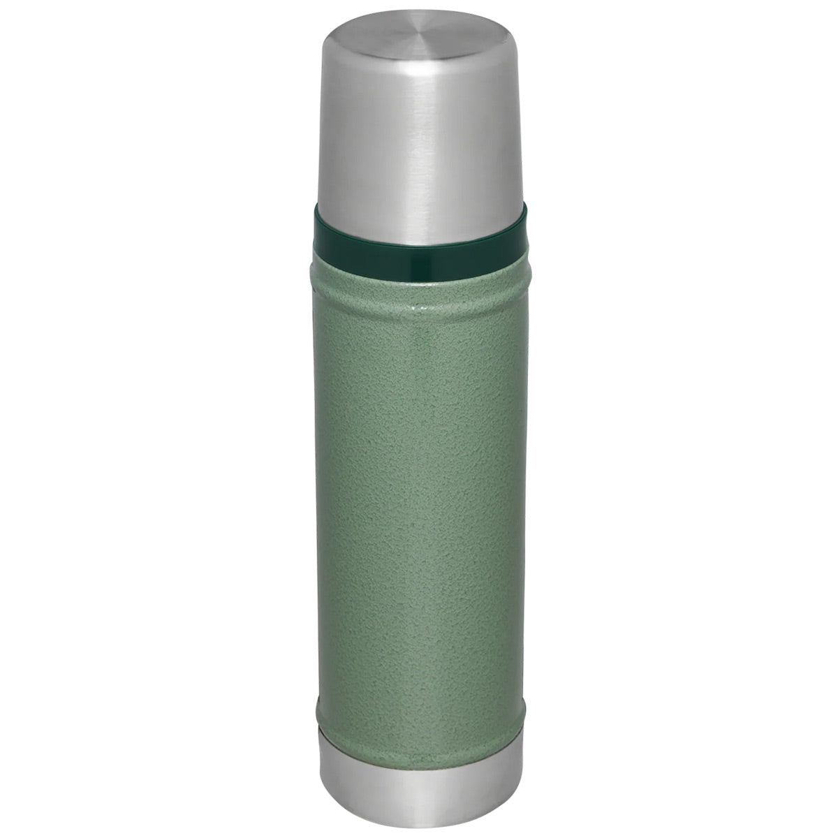 stanley classic legendary vacuum thermos flask 590ml hammertone green stainless steel