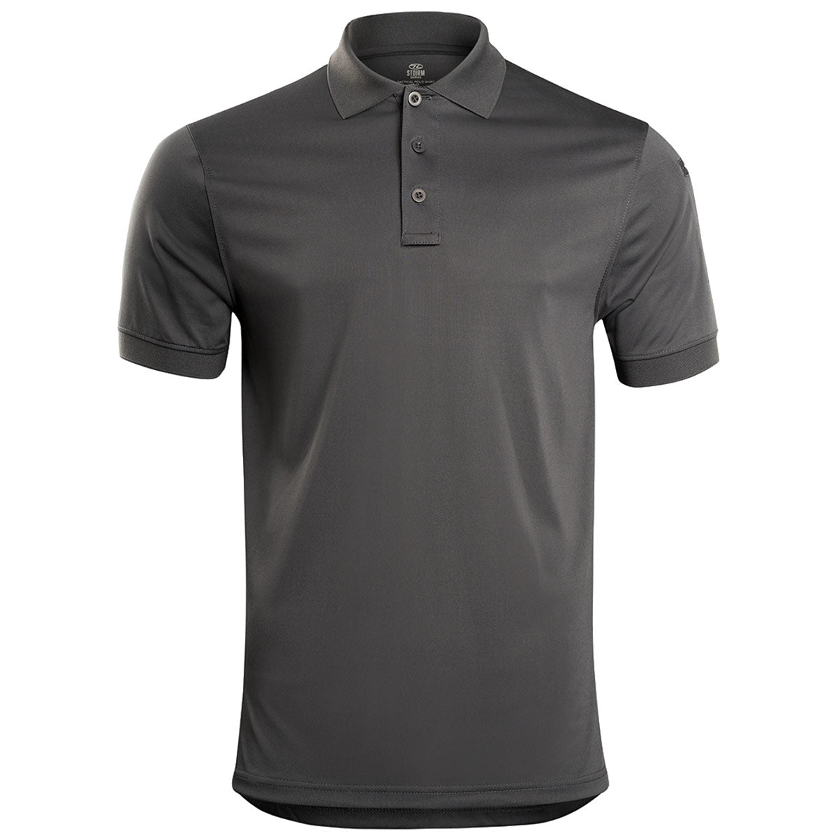 stoirm performance tactical polo shirt dark grey