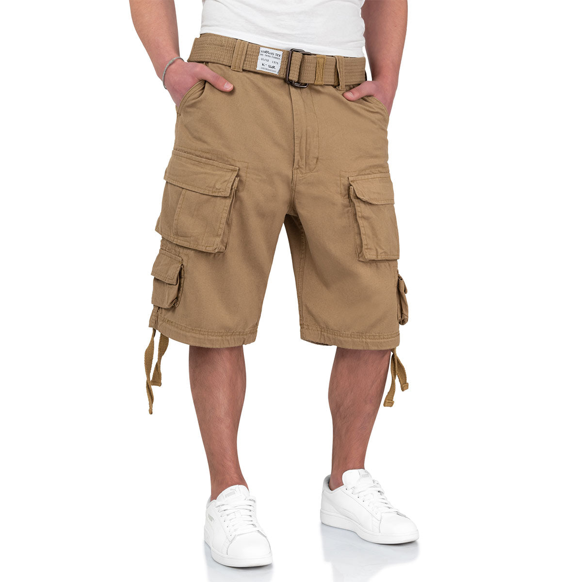 surplus raw vintage division shorts beige