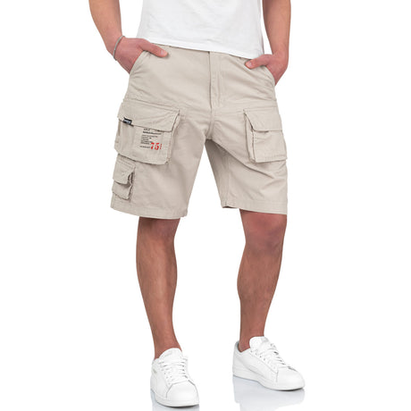 surplus raw vintage trooper shorts off white
