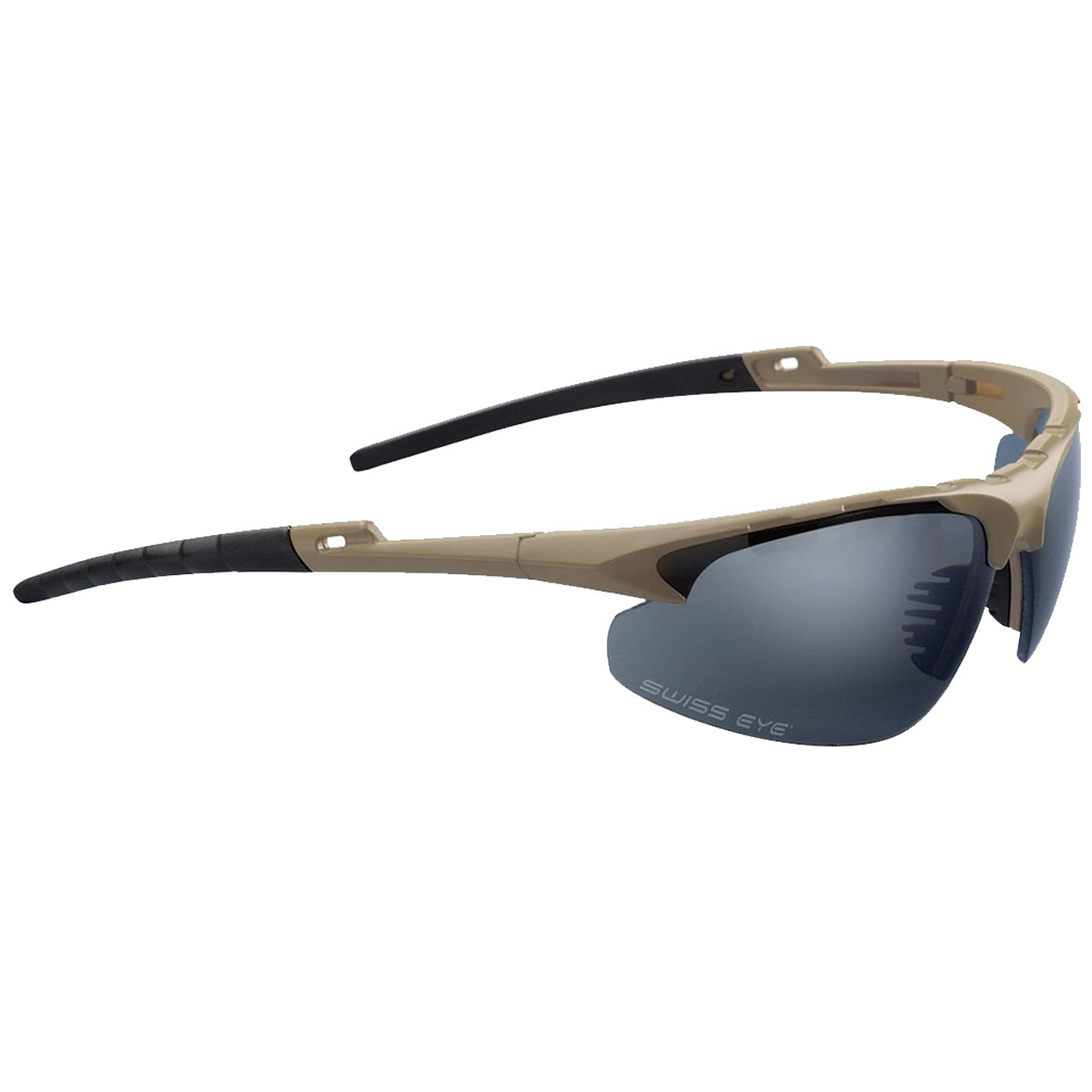 swiss eye apache tactical glasses brown