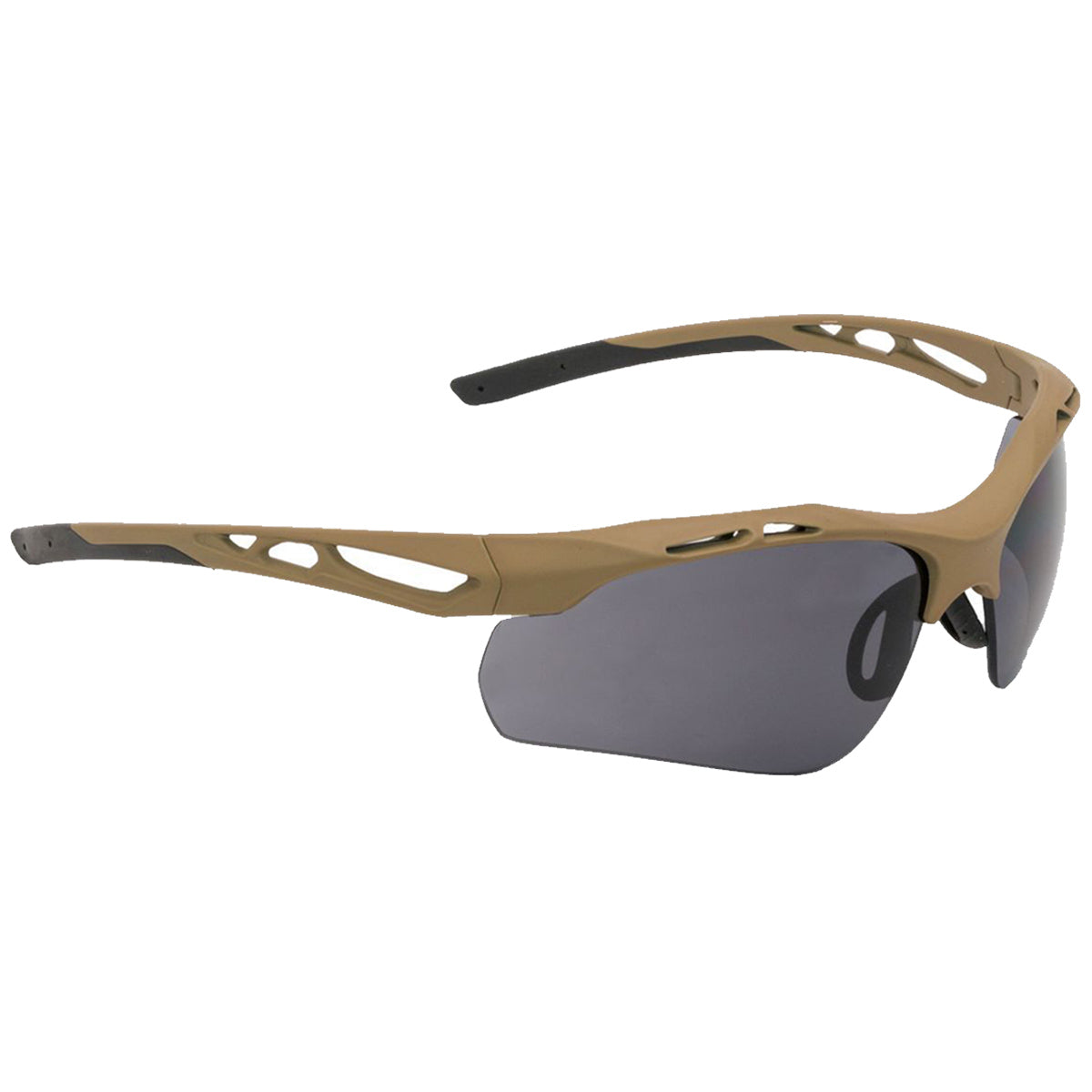 swiss eye attac tactical glasses brown