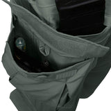 thigh cargo pocket on helikon green sfu next trousers