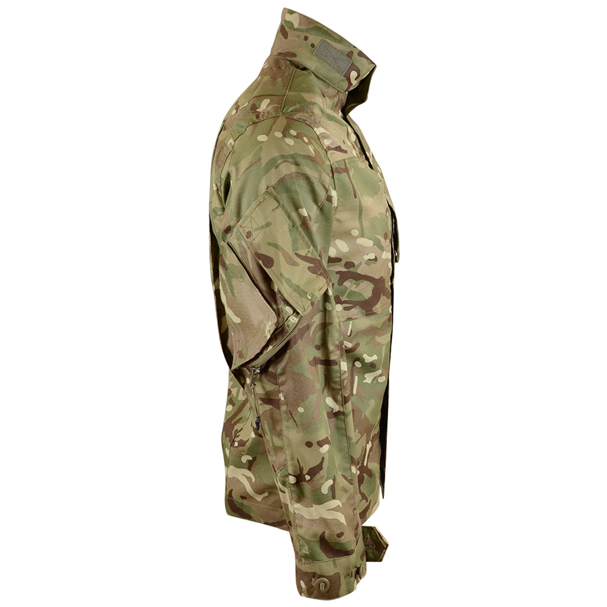 used british army mtp 23 combat shirt side view