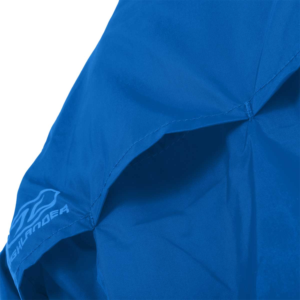 vents on highlander kids stow and go waterproof jacket blue