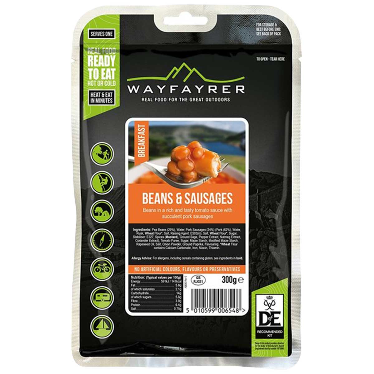 wayfayrer beans and sausage ready to eat