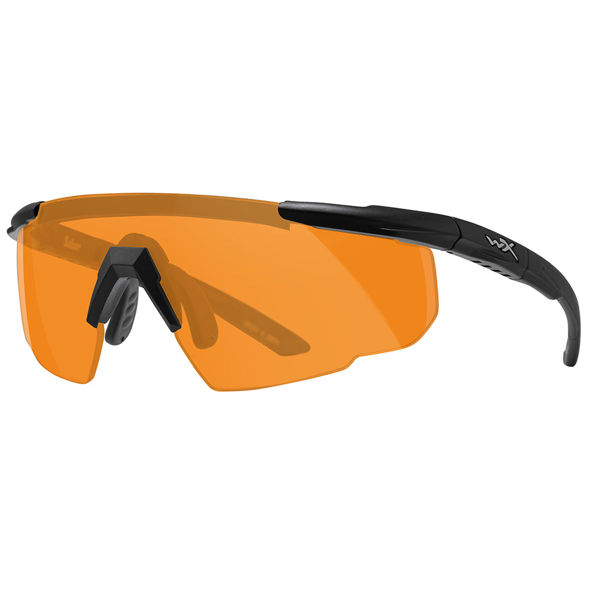 wiley x saber advanced ballistic glasses light rust lens