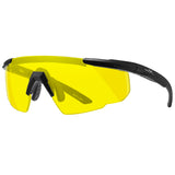 wiley x saber advanced ballistic glasses pale yellow lens