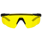 wiley x pale yellow saber advanced glasses front view