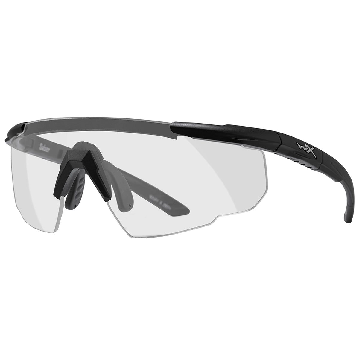 wiley x saber advanced ballistic glasses clear lens